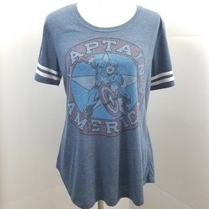 Marvel Retro Women's Captain America T Shirt